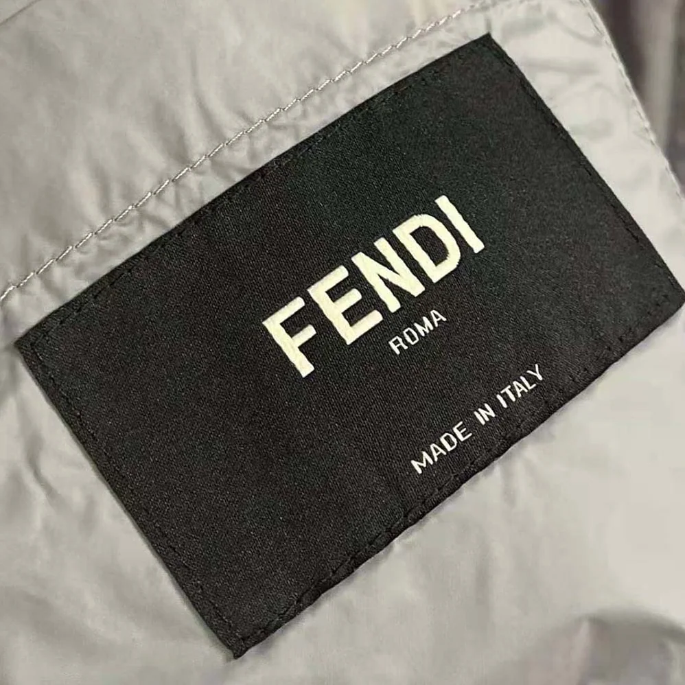 Fendi Blouson Gray Teddy Sweatshirt-FW1288AQMNF1MU3 for Men