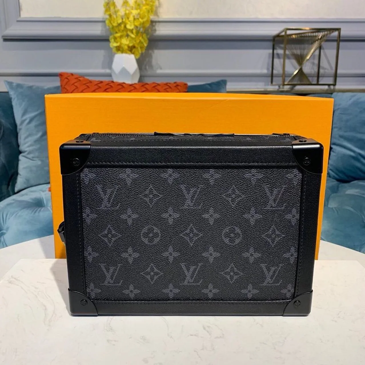 Louis Vuitton Soft Trunk Monogram Eclipse Canvas
