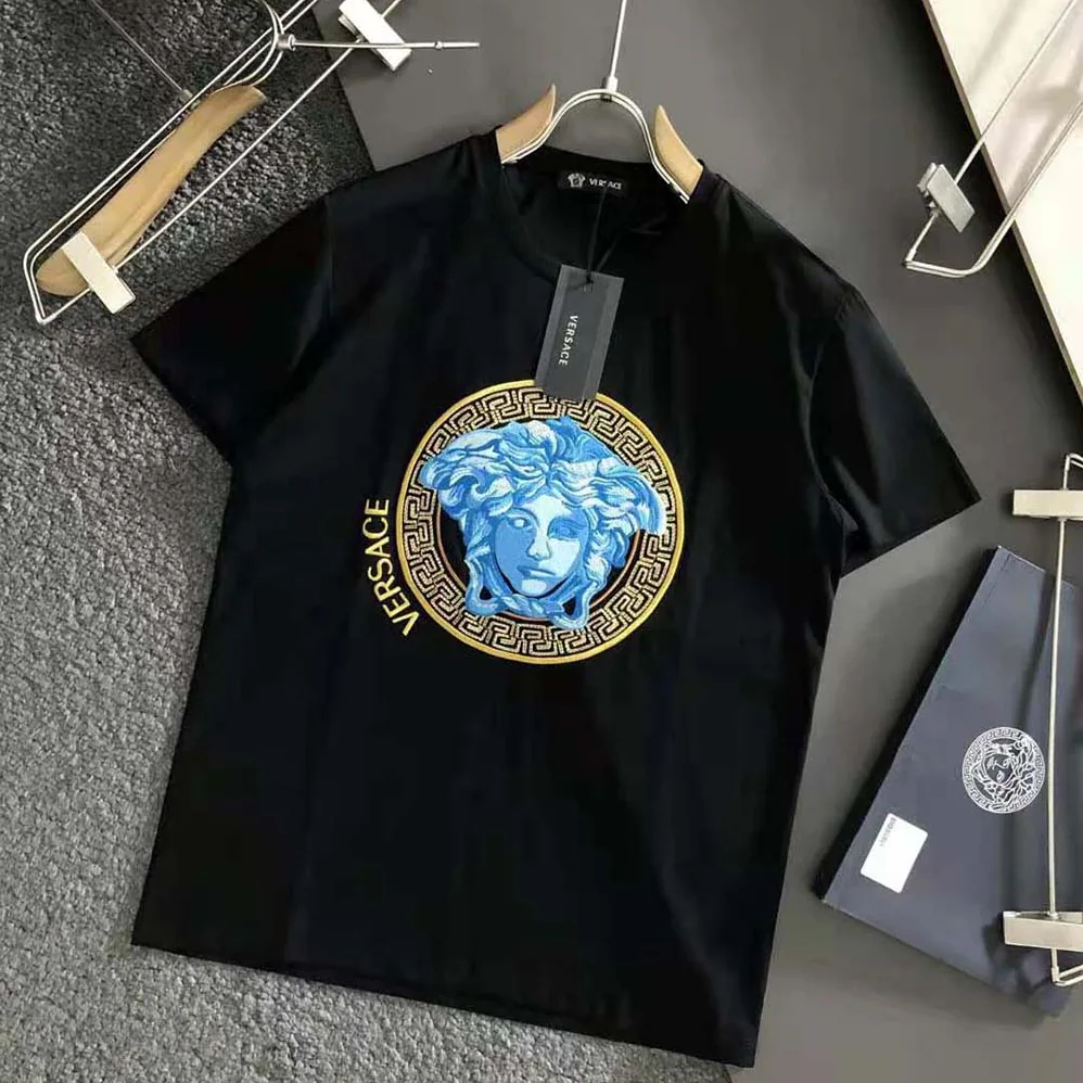 Versace Medusa Amplified Embroidered T for Women in shirt Versace Medusa Amplified Embroidered T for Women in shirt