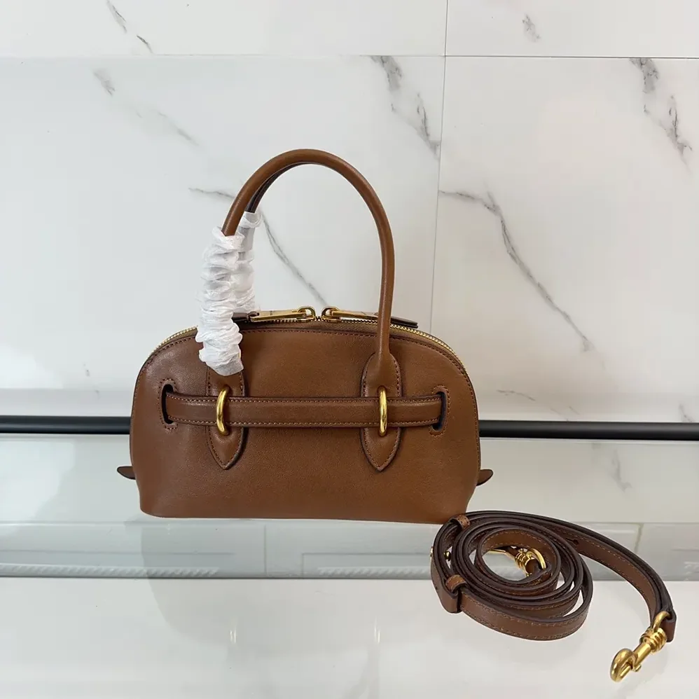 Miu Miu Aventure Nappa Leather Top-handle Bag for Women in Brown Miu Miu Aventure Nappa Leather Top-handle Bag for Women in Brown