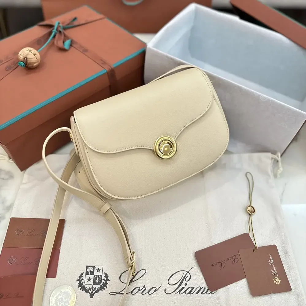 Loro Piana Mini Ghiera Bag for Women in White