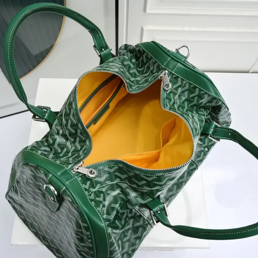 Goyard Boston 50 Bag for Unisex in Green Goyard Boston 50 Bag for Unisex in Green
