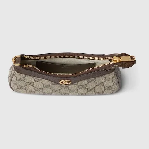 Gucci Ophidia Mini Shoulder Bag in Beige/ Ebony Gold Hardware Gucci Ophidia Mini Shoulder Bag in Beige/ Ebony Gold Hardware