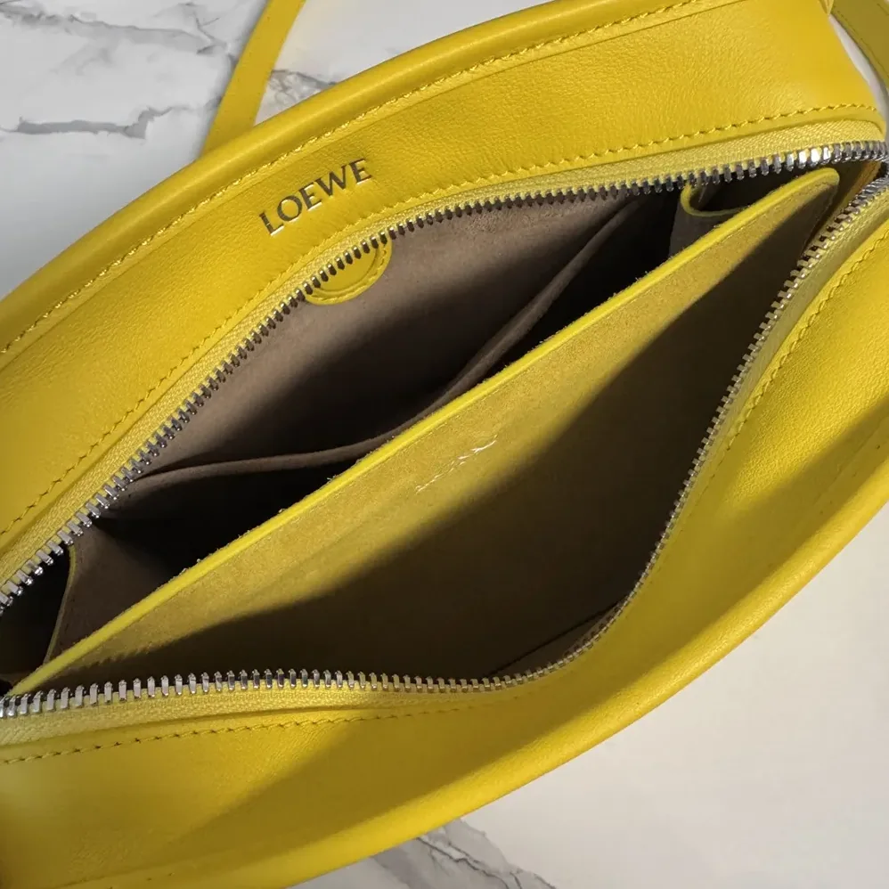 Loewe Small Amazona 180 Bag in Soft Calfskin for Women in Daisy Yellow