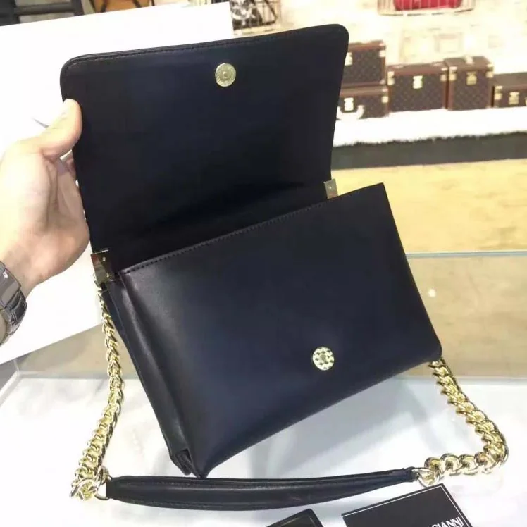 Versace Palazzo Cross-Body Bag in Nappa Leather in Black