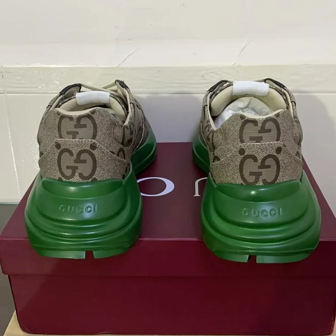 Gucci GG 100 Rhyton Sneaker Green