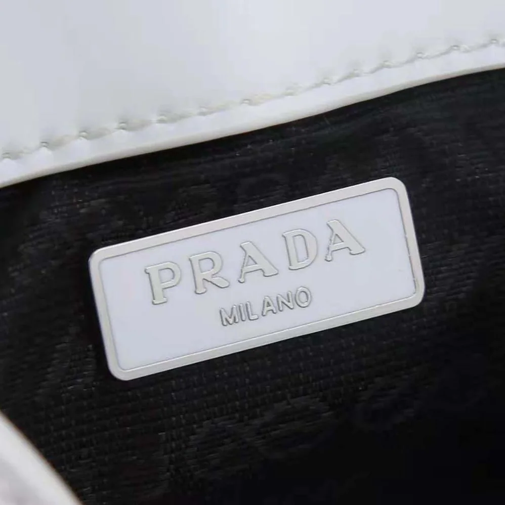 Prada Brushed Leather Mini-bag for Women in White