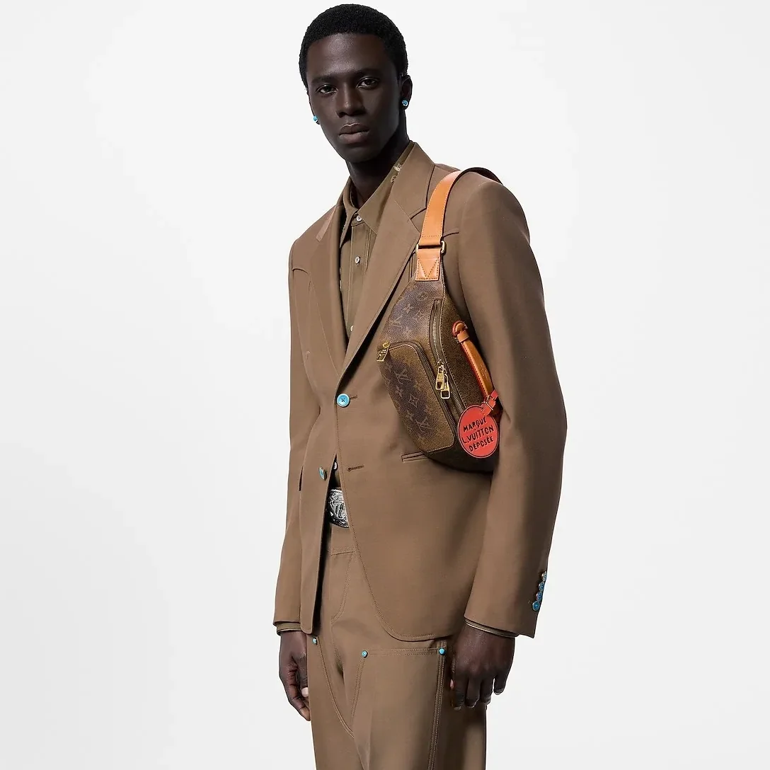 Louis Vuitton Rush Bumbag in Brown Gold Hardware