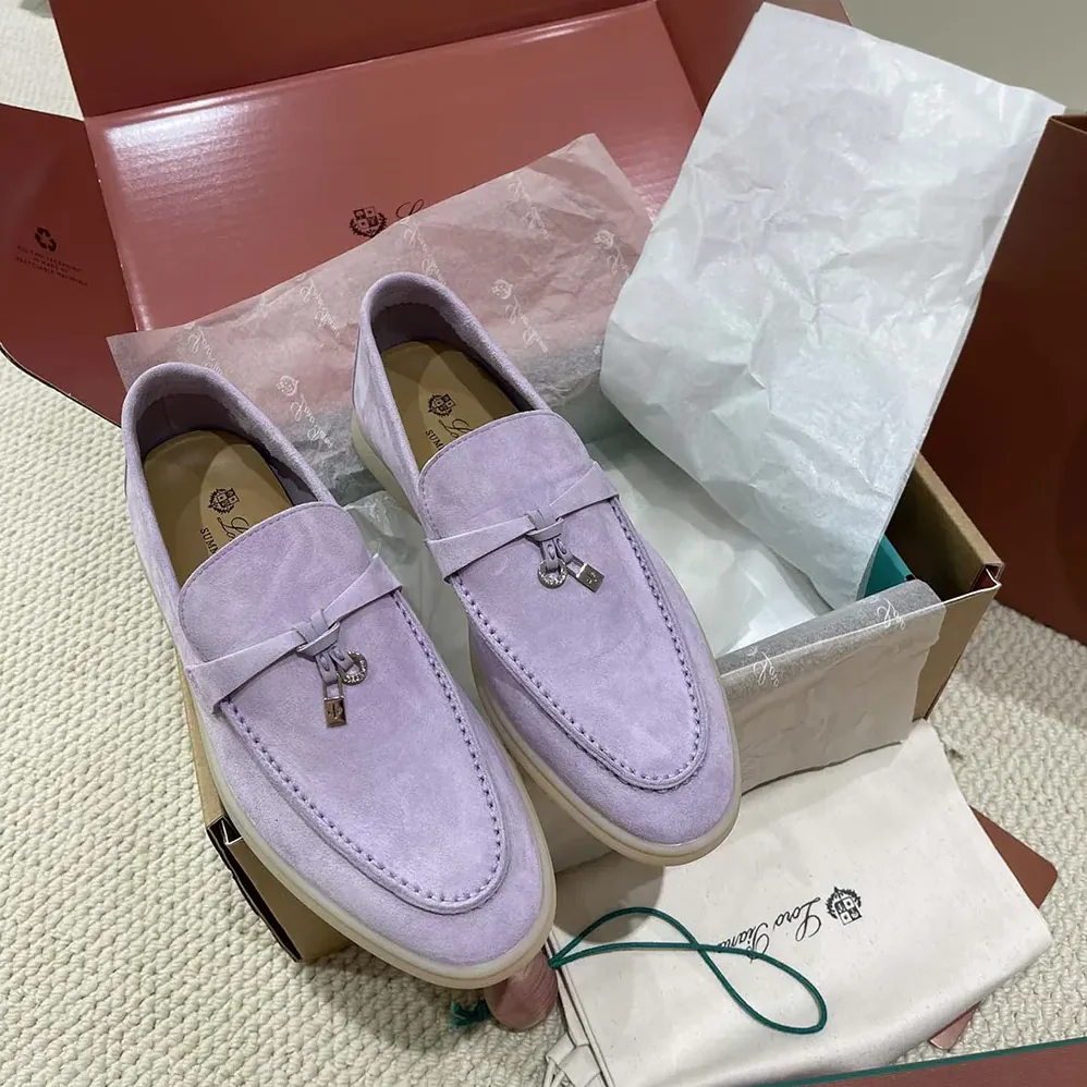 Loro Piana Summer Charms Walk Loafers for Unisex in Purple Loro Piana Summer Charms Walk Loafers for Unisex in Purple