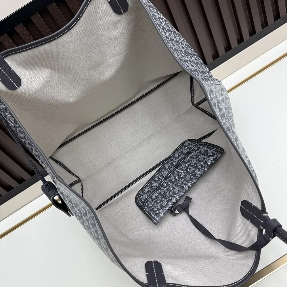 Goyard Saint Louis Gm Bag for Unisex in Grey Goyard Saint Louis Gm Bag for Unisex in Grey