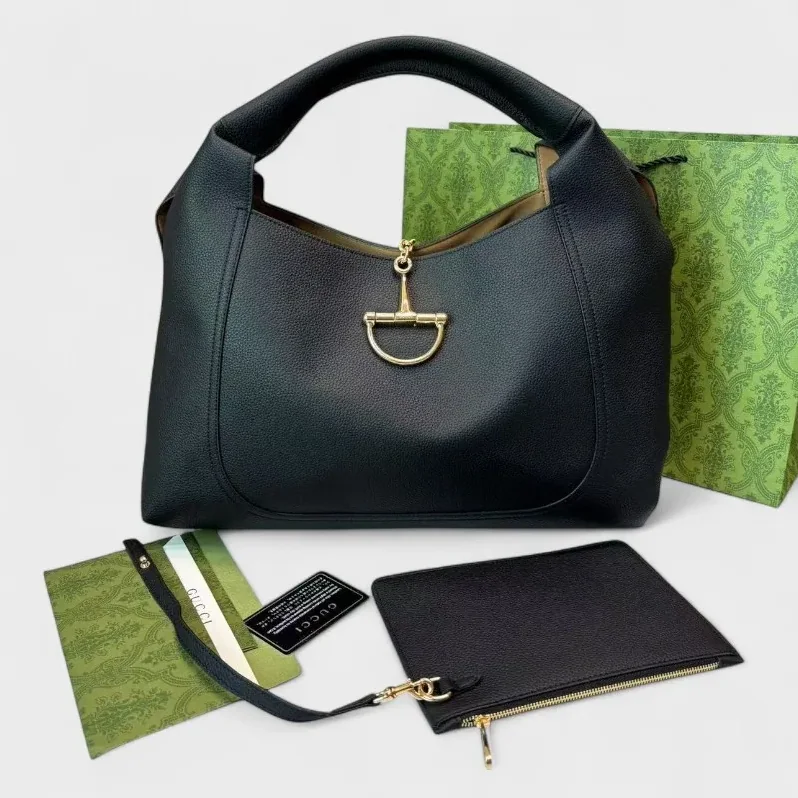Gucci Softbit Maxi Shoulder Bag Black /