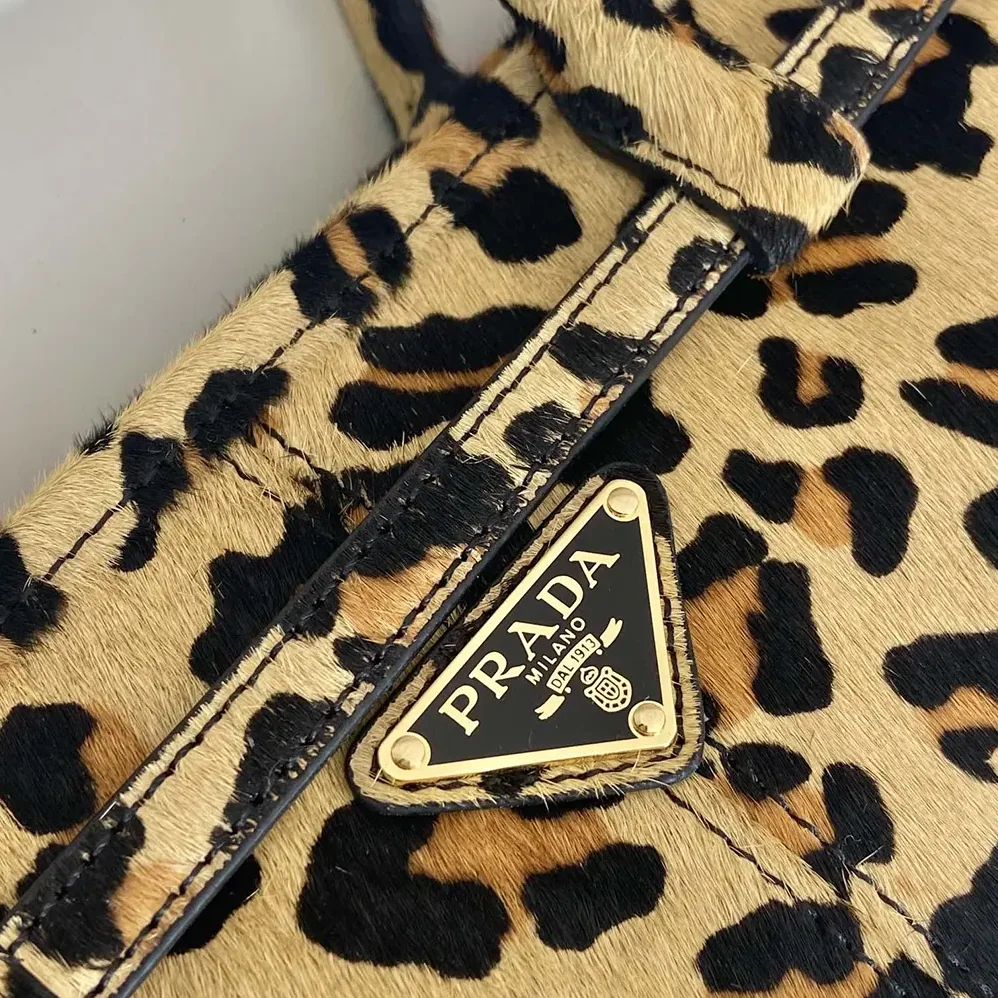 Prada Medium Printed Leather Handbag for Women Prada Medium Printed Leather Handbag for Women