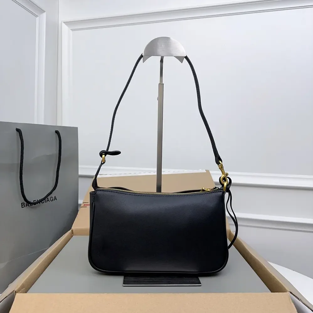 Balenciaga Rodeo Sling Pochette in Black Smooth Calfskin for Women Balenciaga Rodeo Sling Pochette in Black Smooth Calfskin for Women