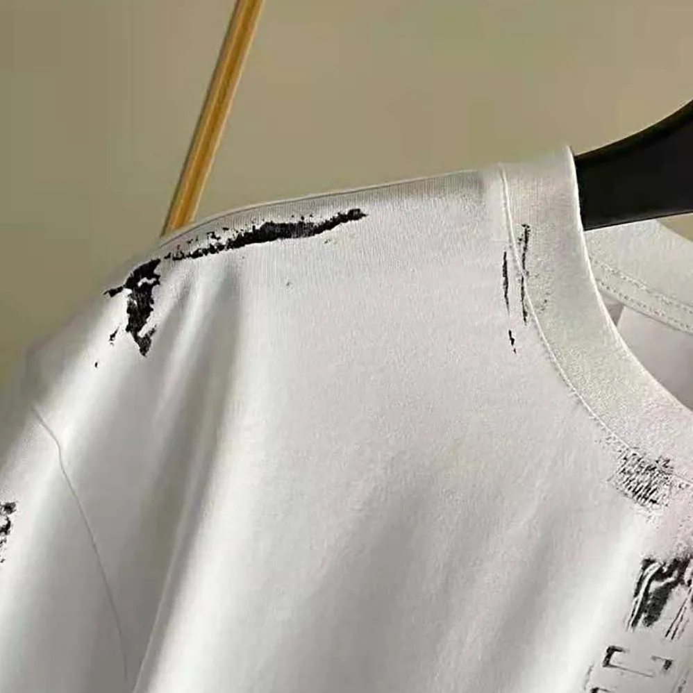 Givenchy Trompe Loeil Effect T-Shirt for Men in White