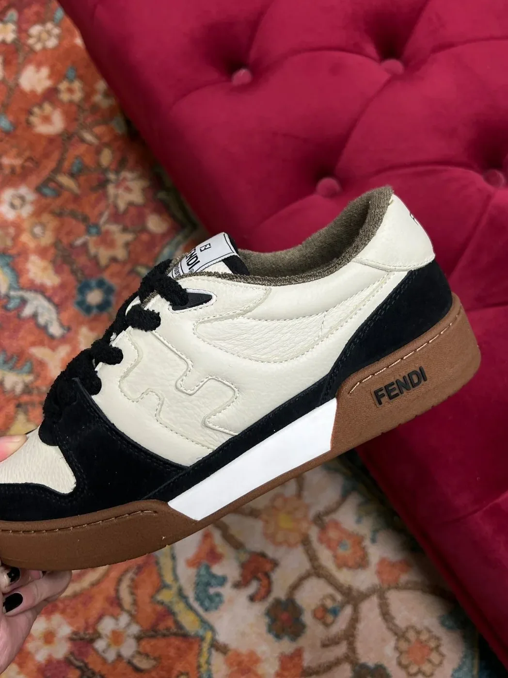 Fendi Match Low Tops In Black 8E8252AHH2F1FZB