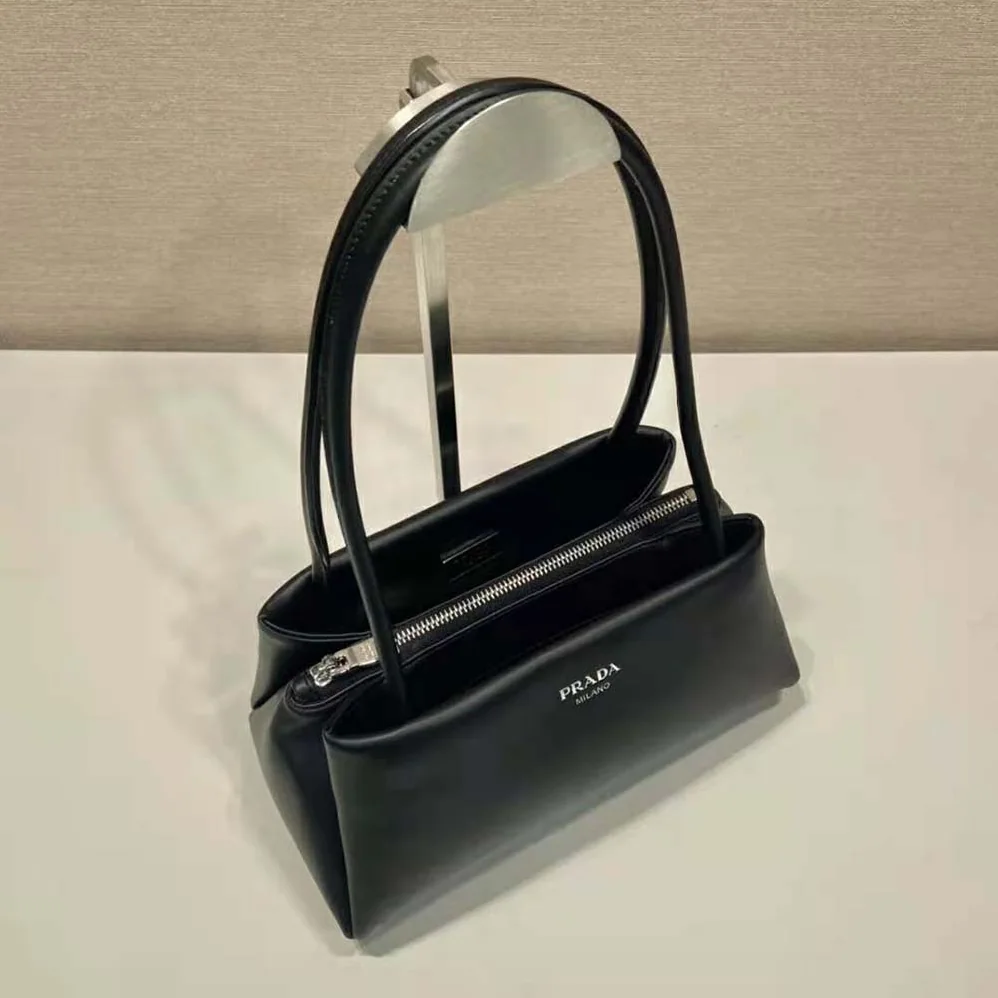 Prada Small Leather Bag for Women in Black Prada Small Leather Bag for Women in Black