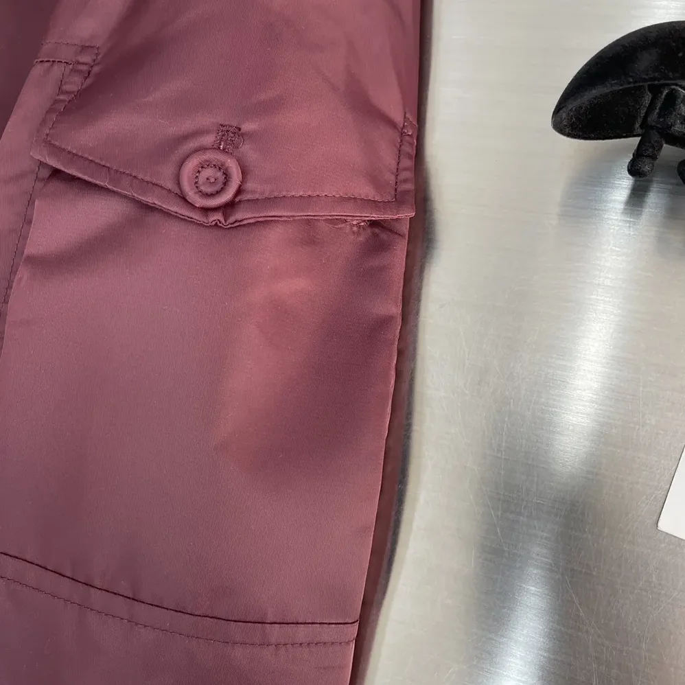 Dior Christian Dior Couture Bomber Jacket Burgundy Technical Fabric for Women Dior Christian Dior Couture Bomber Jacket Burgundy Technical Fabric for Women