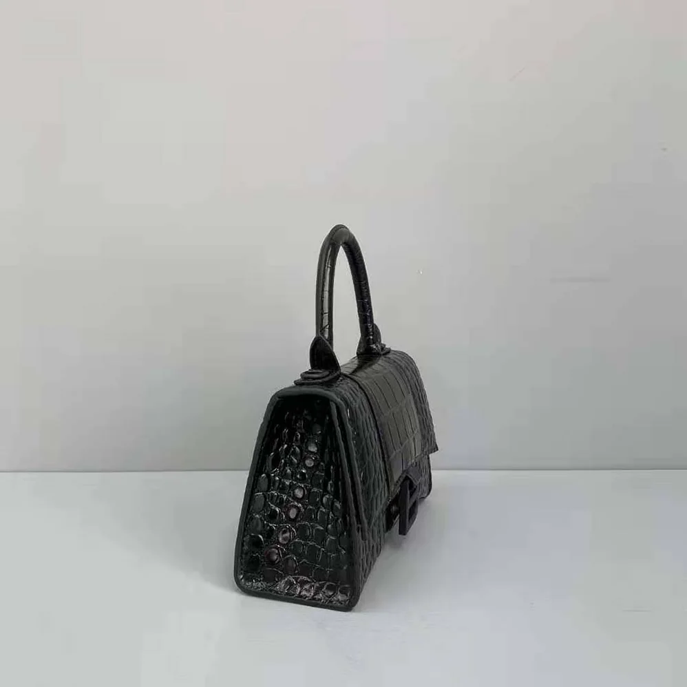 Balenciaga Hourglass XS Top Handle Bag for Women in Black Balenciaga Hourglass XS Top Handle Bag for Women in Black