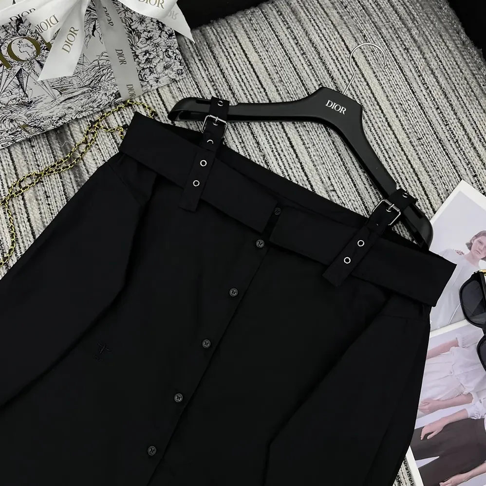 Dior Blouse Black Cotton Poplin for Women Dior Blouse Black Cotton Poplin for Women