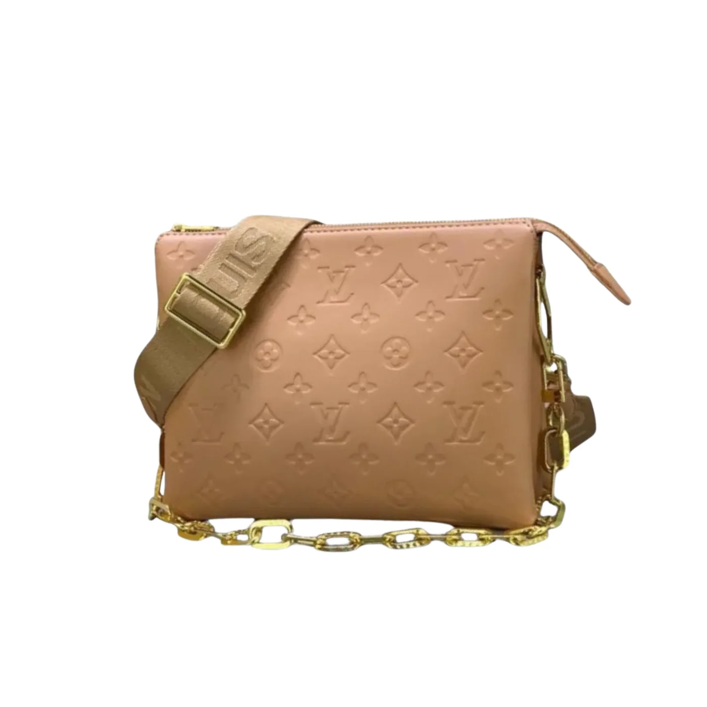 Louis Vuitton Coussin PM Shoulder Bags in Monogram Cream Gold Hardware