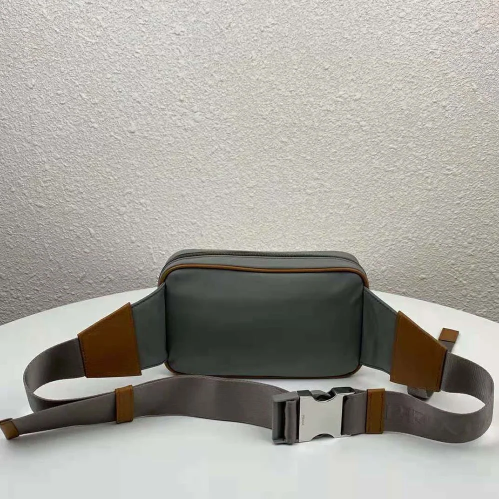 Prada Nylon Belt Bag for Men in Silver