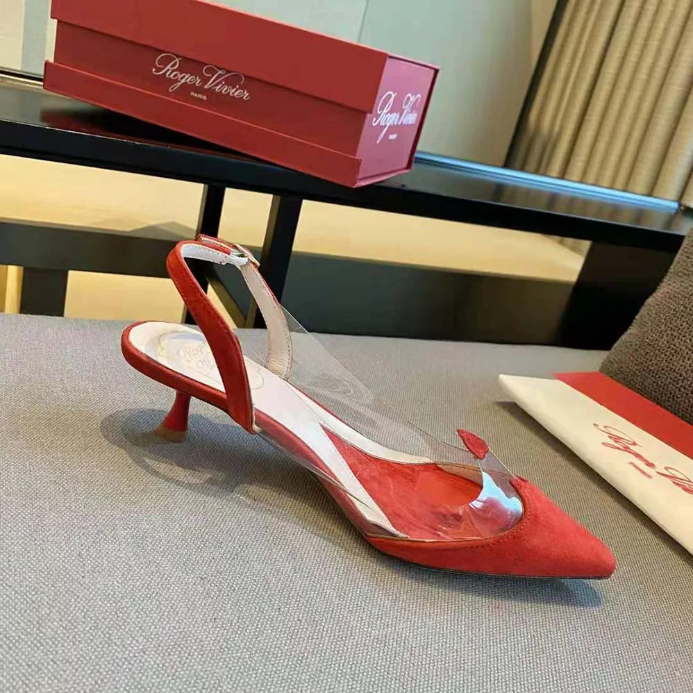 Roger Vivier I Love Vivier Slingback Pumps in PVC for Women in Red