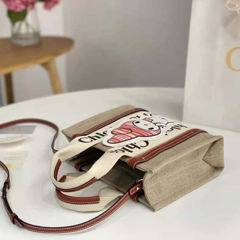 Chloe My Melody for Chloé Small Woody Tote Bag for Women Chloe My Melody for Chloé Small Woody Tote Bag for Women