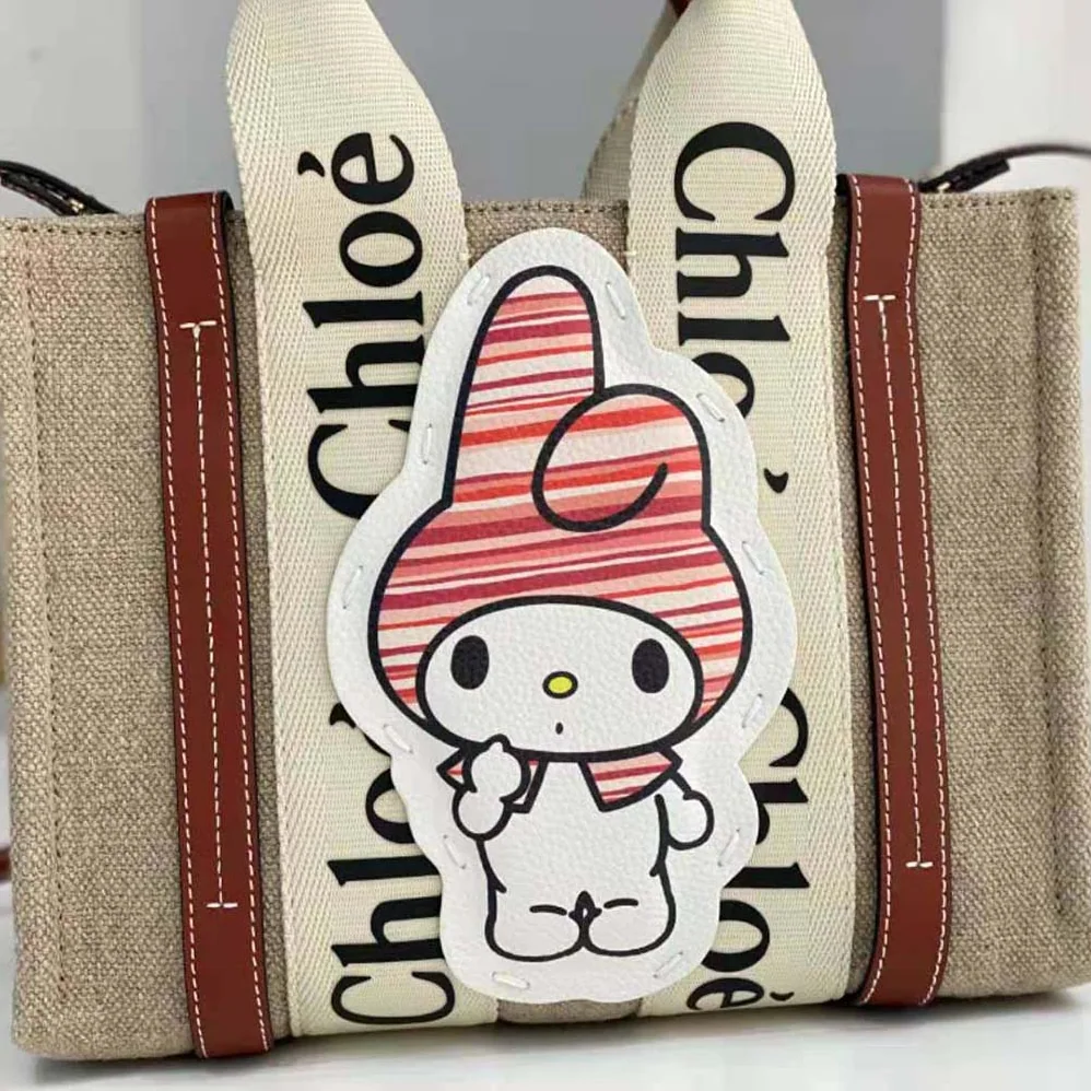 Chloe My Melody for Chloé Small Woody Tote Bag for Women Chloe My Melody for Chloé Small Woody Tote Bag for Women