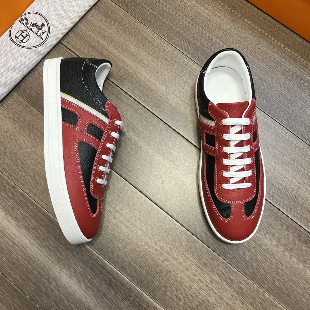 Hermes Boomerang Sneaker Red Hermes Boomerang Sneaker Red