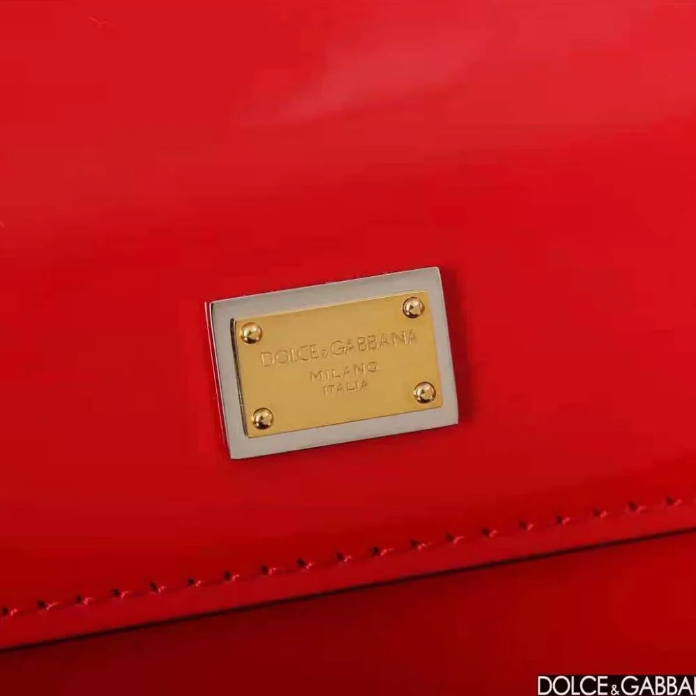 Dolce Gabbana D&G Small Sicily Handbag for Women in Red