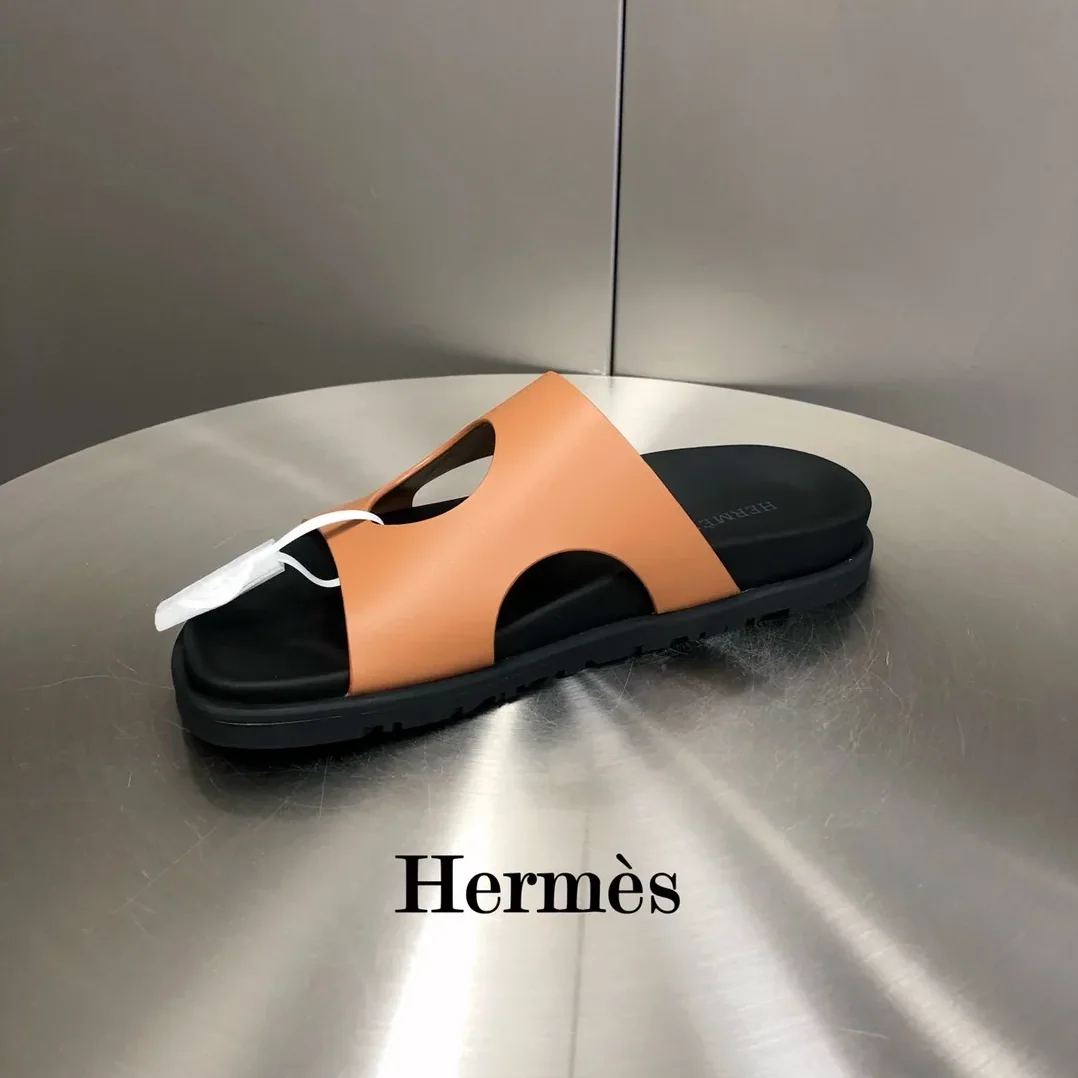 Hermes Edith Sandal Orange