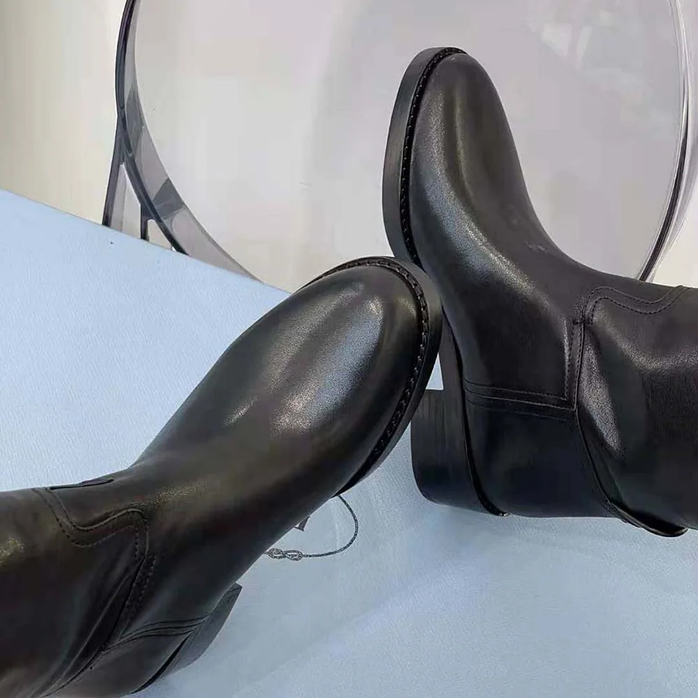 Celine Folco Buckled Boot in Calfskin for Women