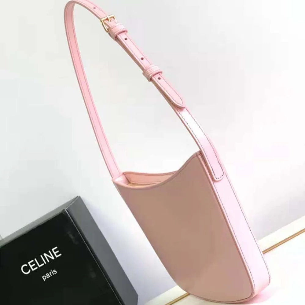 Celine Small Boston Cuir Triomphe in Smooth Calfskin for Women in Pink Celine Small Boston Cuir Triomphe in Smooth Calfskin for Women in Pink