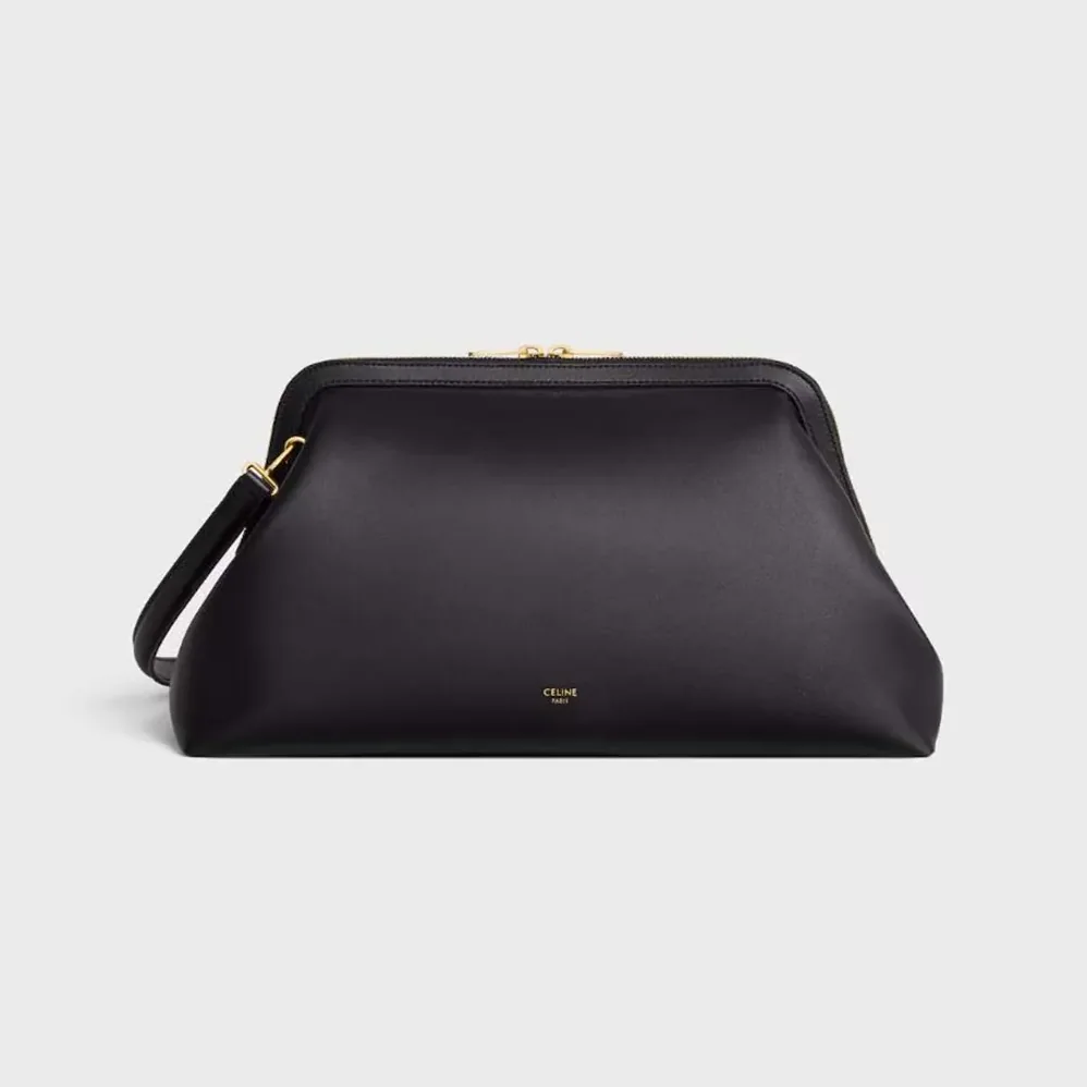 Celine Doctor'S Pouch In Supple Natural Calfskin for Women in Black Celine Doctor'S Pouch In Supple Natural Calfskin for Women in Black