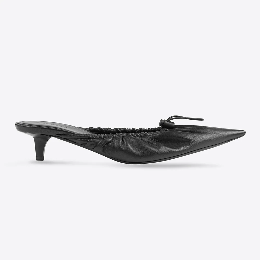 Balenciaga Scrunch Knife 40mm Mule in Black for Women
