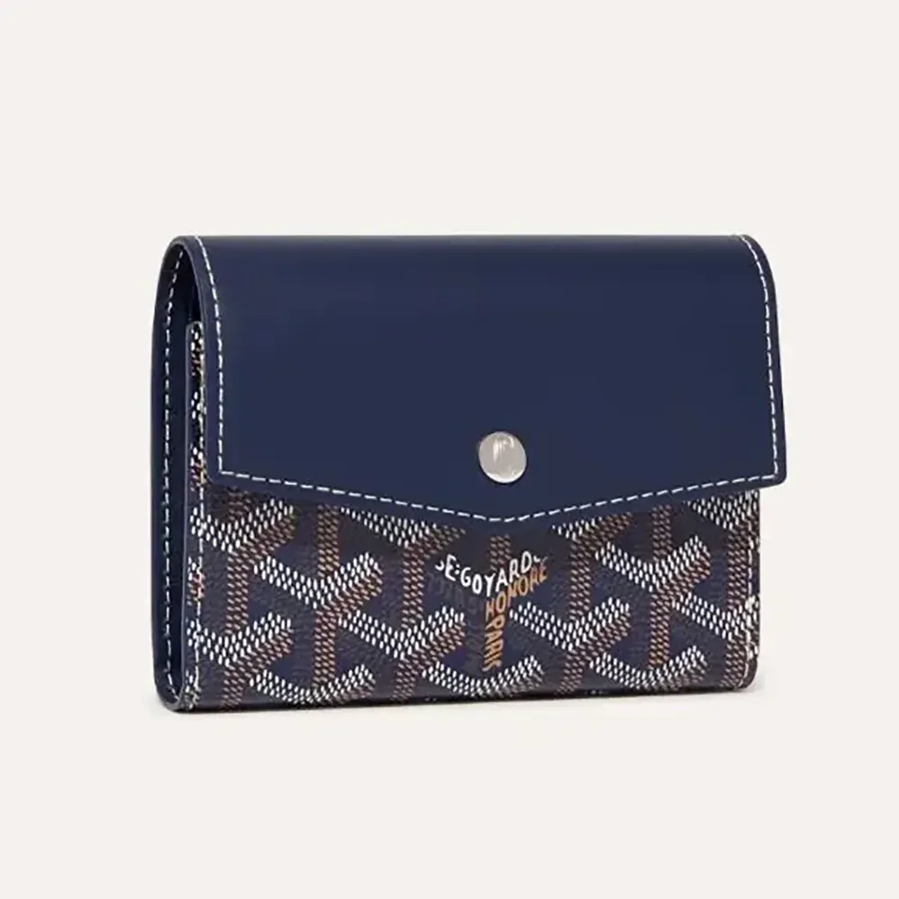 Goyard Saint Gabrie Wallet for Unisex in Navy