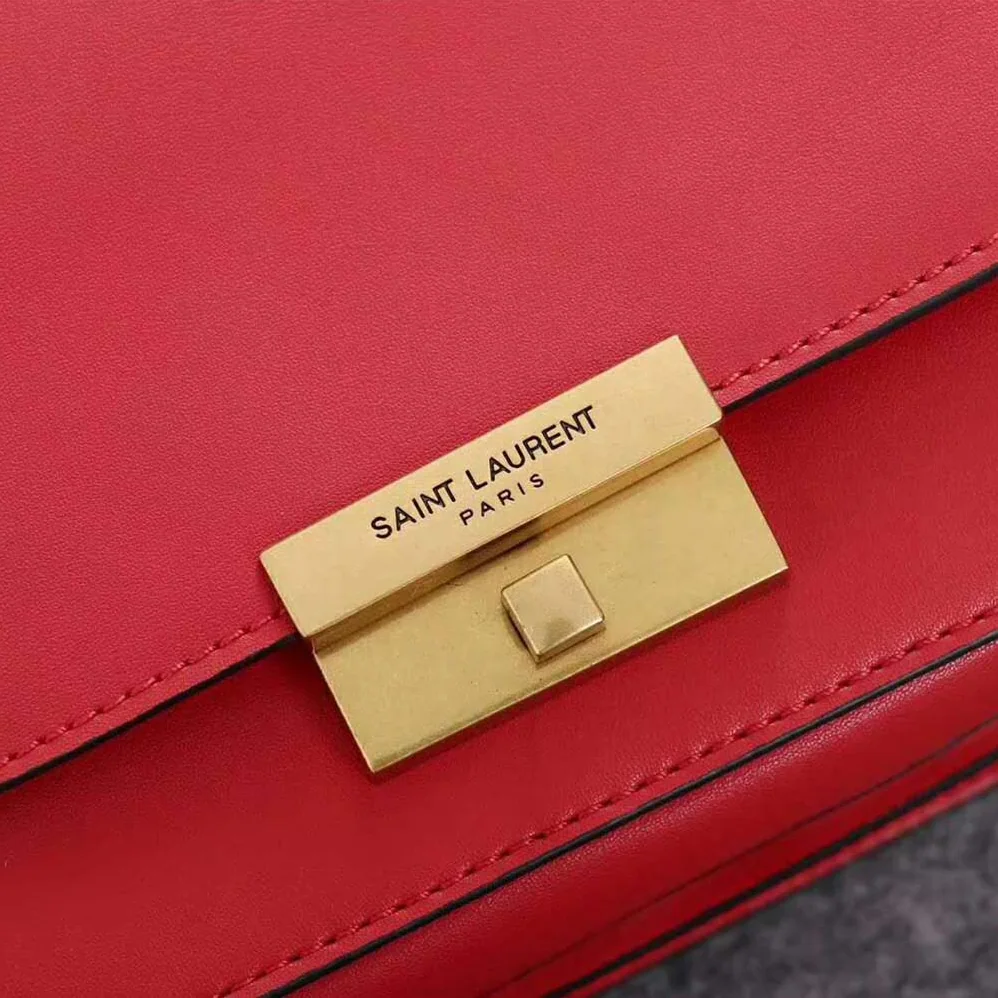 Saint Laurent YSL Betty Satchel in Smooth Leather for Women in Red Saint Laurent YSL Betty Satchel in Smooth Leather for Women in Red