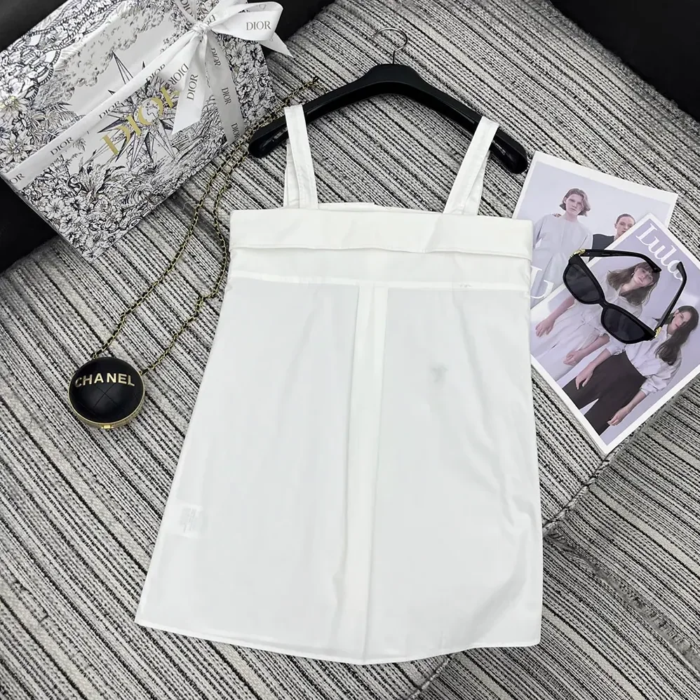 Dior Blouse White Cotton Poplin for Women