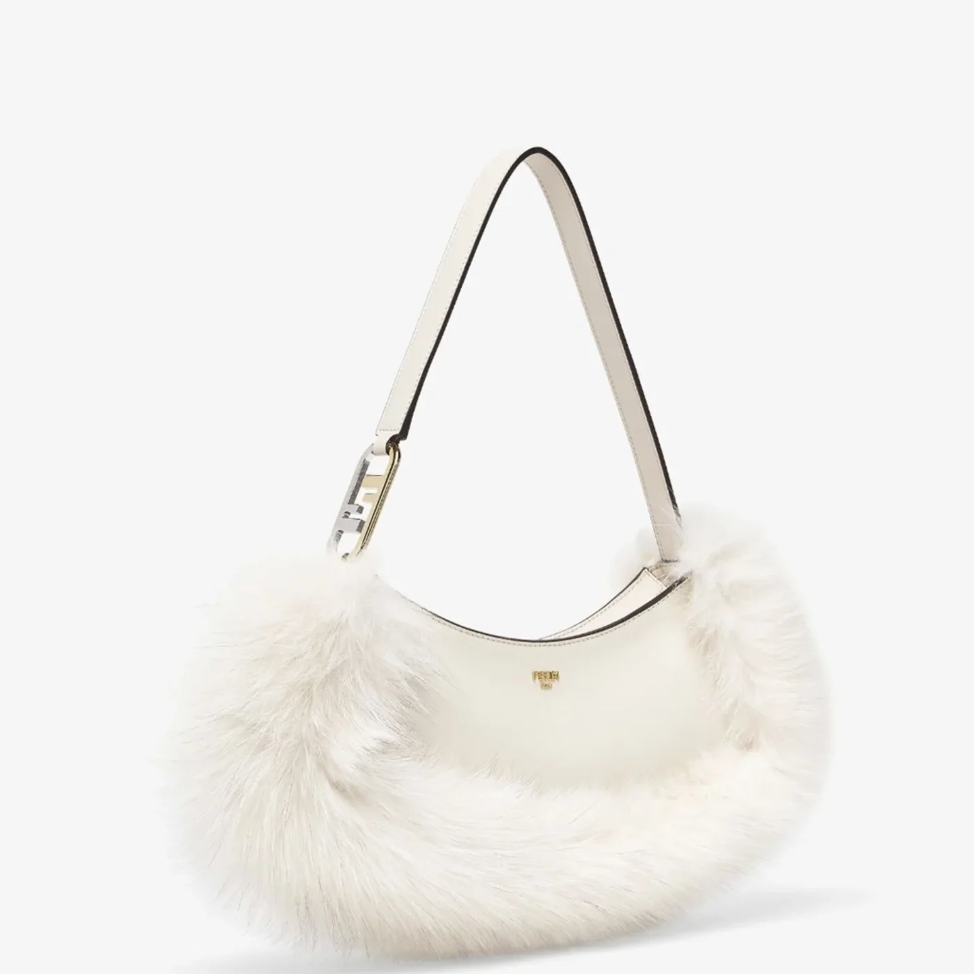Fendi OLock Swing White / 8BS068ALS9F1IVS Fendi OLock Swing White / 8BS068ALS9F1IVS