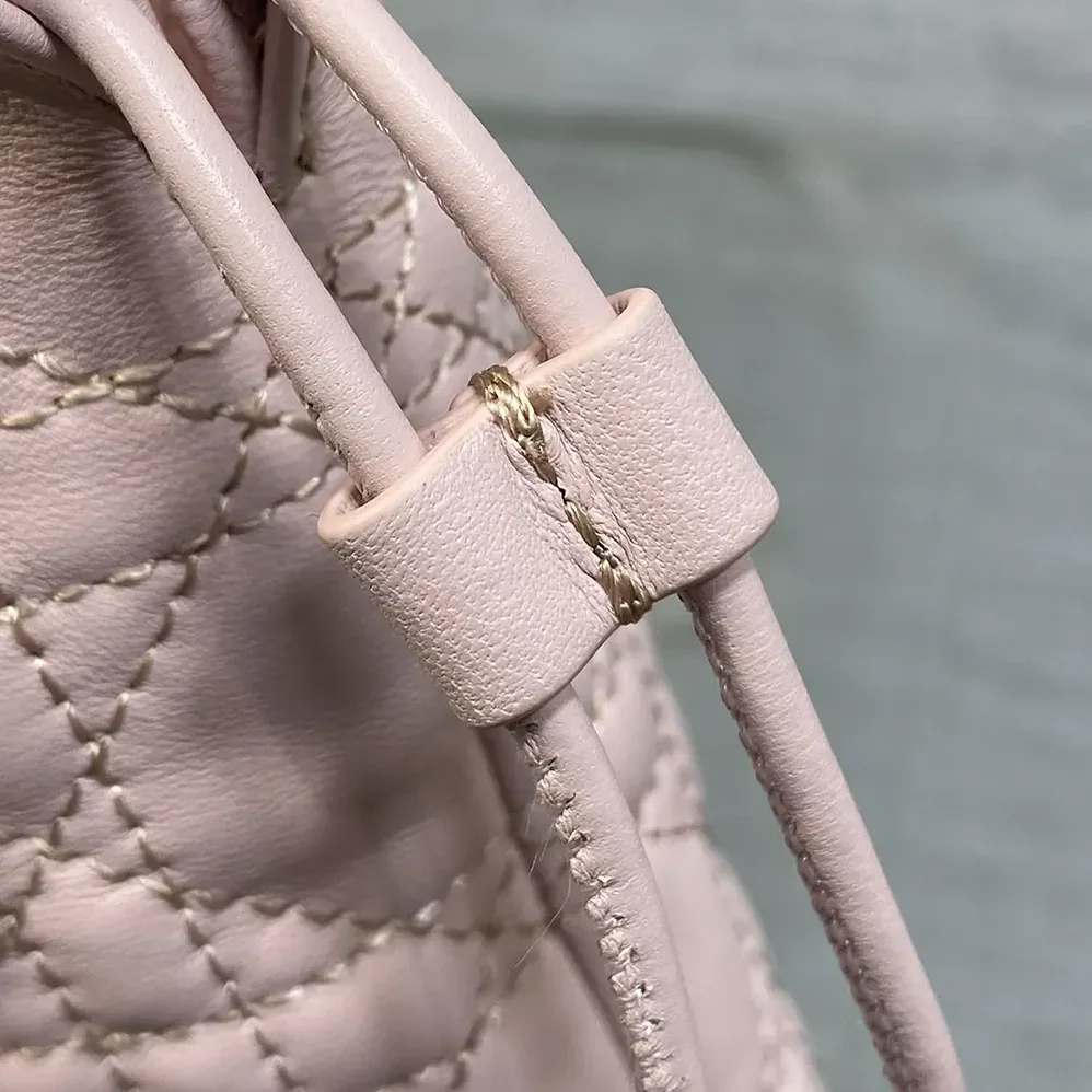Dior Adiorable Mini Bucket Bag Soupir Pink Cannage Lambskin for Women Dior Adiorable Mini Bucket Bag Soupir Pink Cannage Lambskin for Women