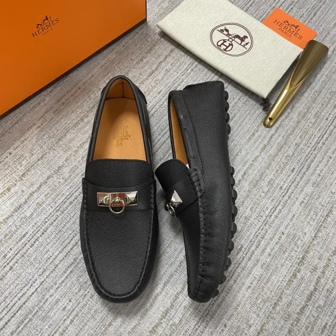 Hermes Irving Loafer Black Hermes Irving Loafer Black