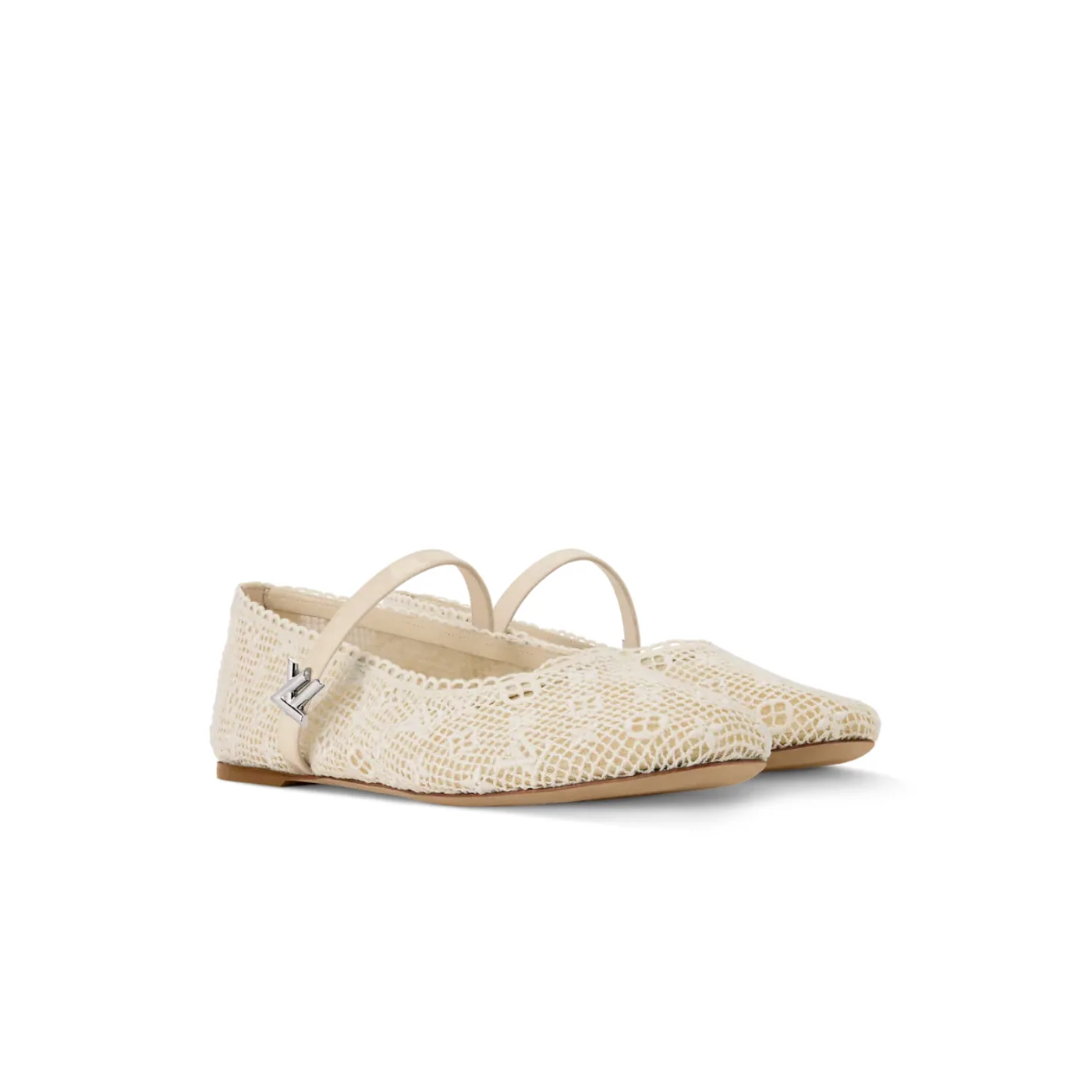 Louis Vuitton Romy Flat Ballerinas Beige 1AK23T