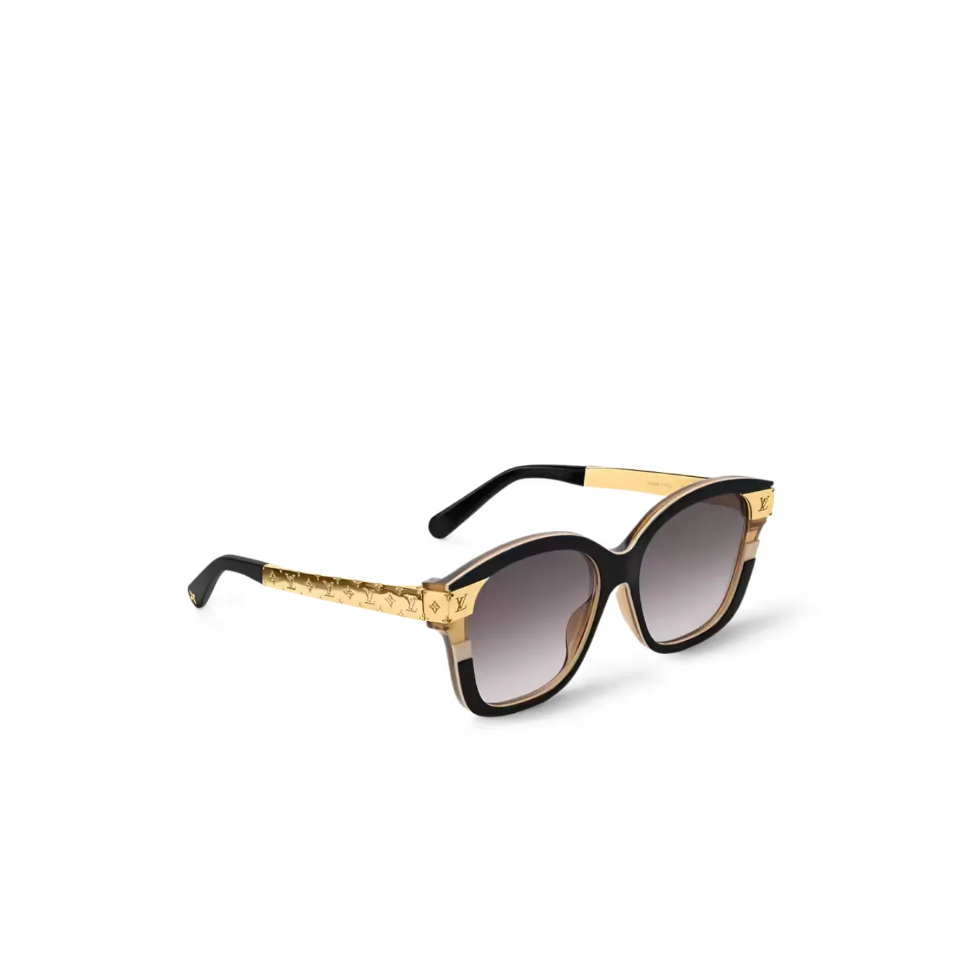 Louis Vuitton LV Petit Soupcon Square Sunglasses Black