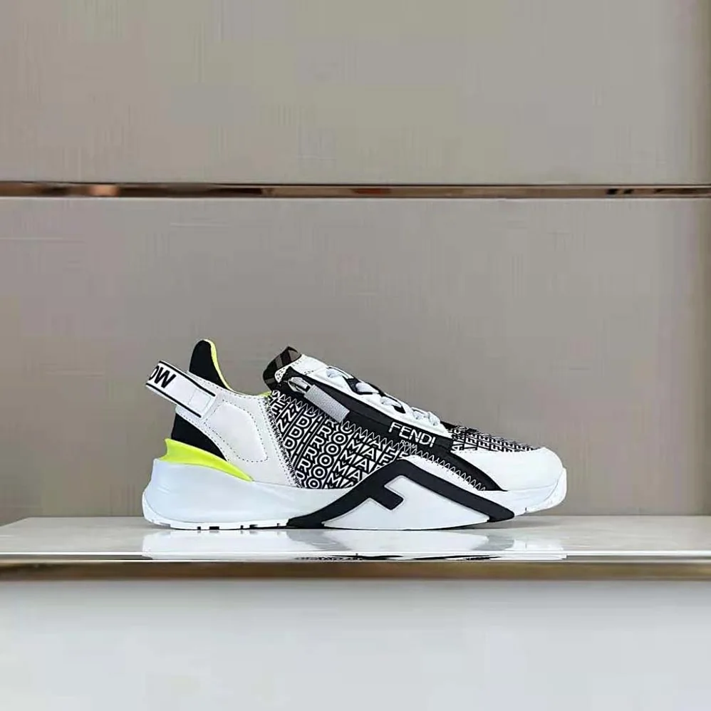 Fendi Flow White Nylon Fendi by Marc Jacobs Running Sneakers for Men