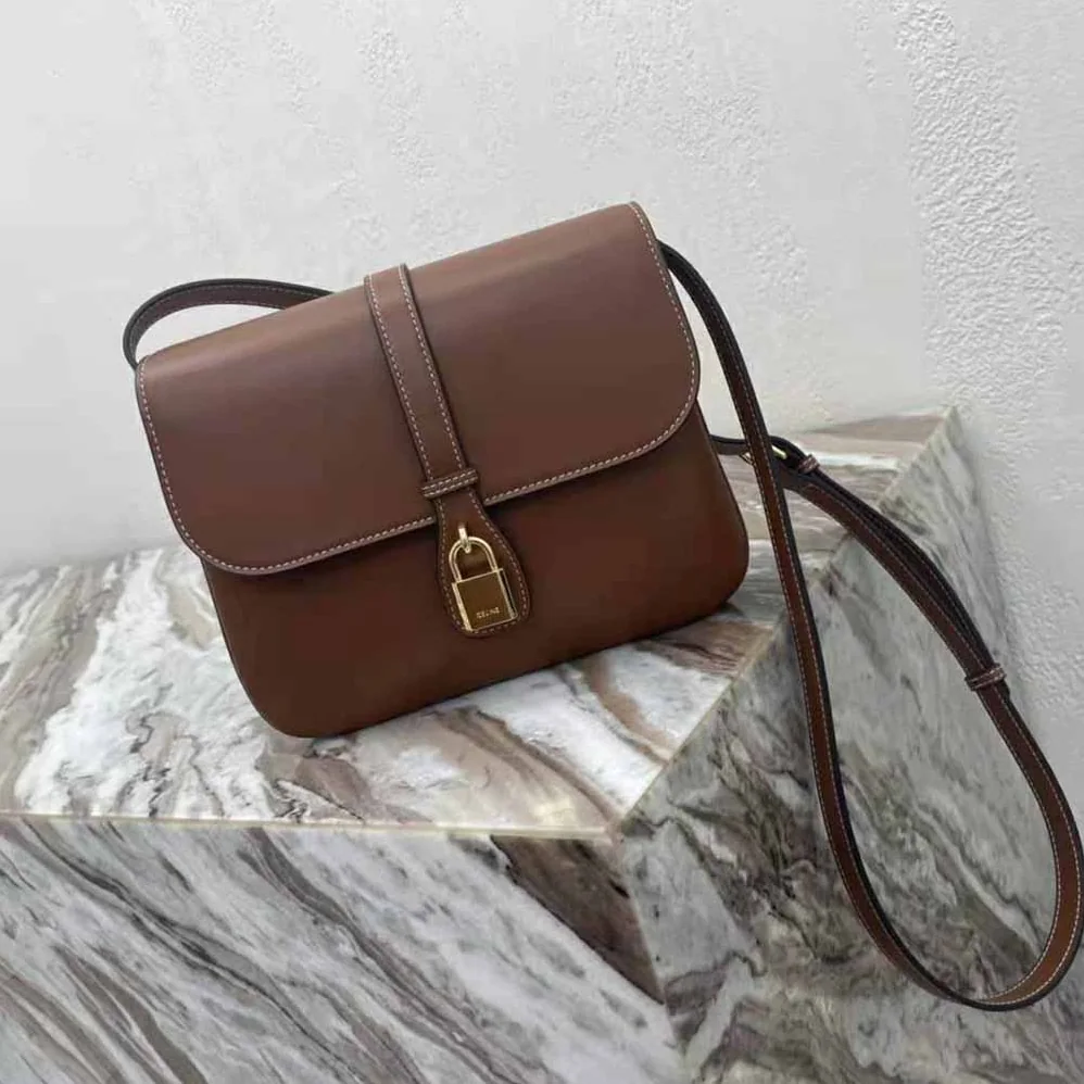 Celine Medium Tabou in Smooth Calfskin for Women in Brown