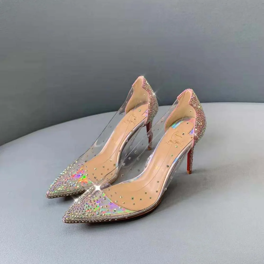 Christian Louboutin Newly Worked for this Season Degrastrassita 85 mm for Women Christian Louboutin Newly Worked for this Season Degrastrassita 85 mm for Women
