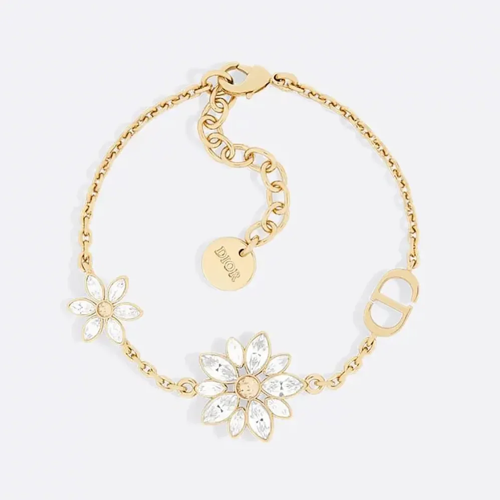 Dior Petit CD Lucky Baroque Earrings Gold for Women in Finish Metal Dior Petit CD Lucky Baroque Earrings Gold for Women in Finish Metal