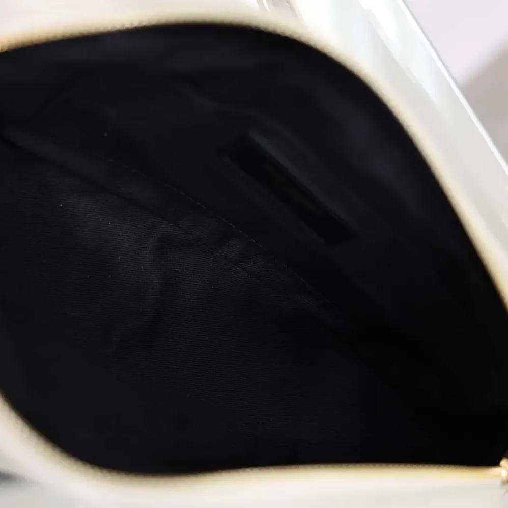 Saint Laurent YSL Loulou Camera Bag In Matelassé Lambskin for Women in White Saint Laurent YSL Loulou Camera Bag In Matelassé Lambskin for Women in White