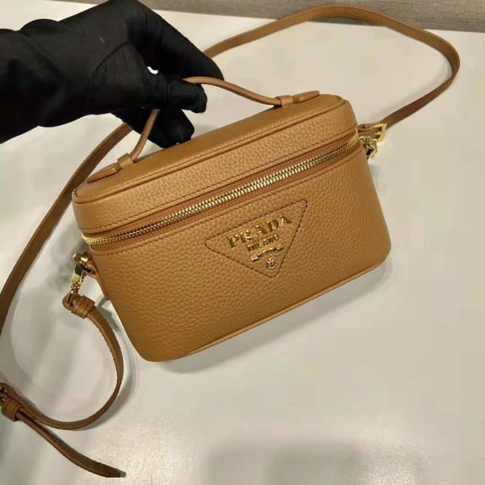 Prada Leather Mini-Bag for Women in Brown