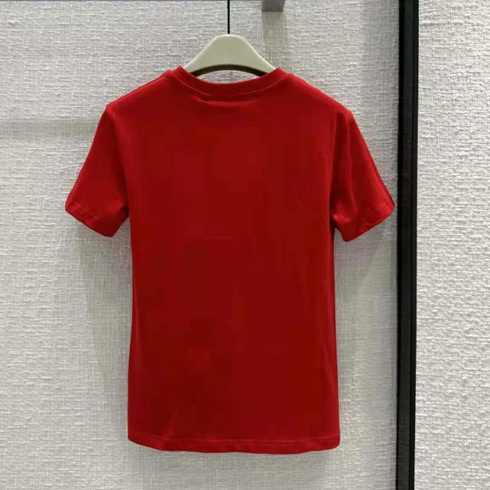 Burberry Rabbit Print Cotton Oversized T-shirt for Men in Red